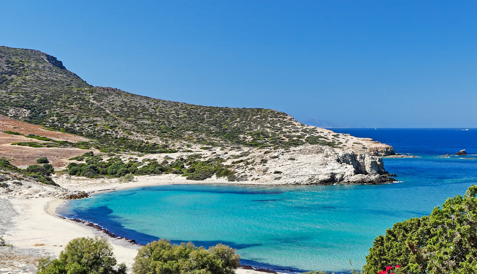 Livadia beach of Antiparos, Greece