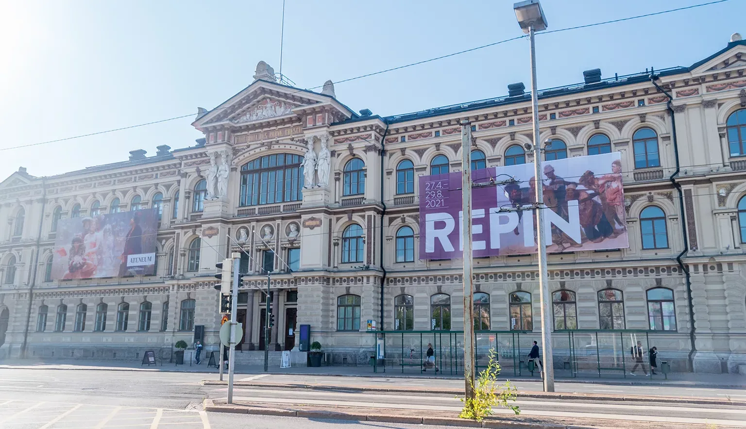 Helsinki, Finland - August 5, 2021: Ateneum Art Museum.