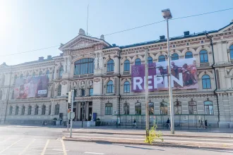 Helsinki, Finland - August 5, 2021: Ateneum Art Museum.