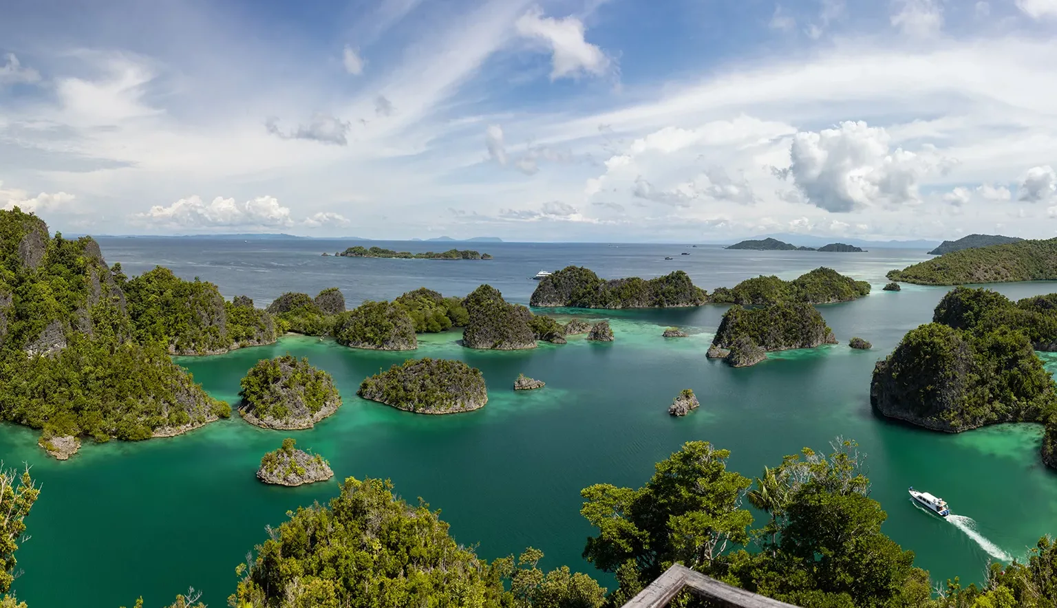 Scenic view of Raja Ampat