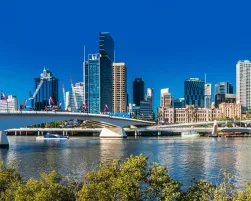 BRISBANE, AUSTRALIA, SEPT 13 2016:View of Brisbane