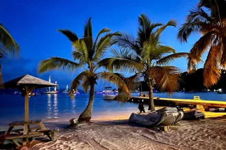 Twilight at Great Bay Beach, Jost Van Dyke , British Virgin Islands