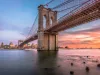 Brooklyn Bridge New York City at Dusk