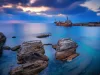 Beautiful sunset shot of Edro III shipwreck near Coral Bay