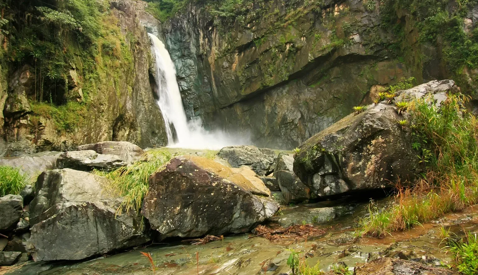 Dominican Republic Natural Waterfall