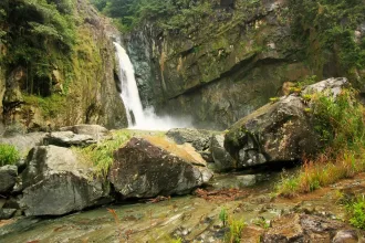 Dominican Republic Natural Waterfall