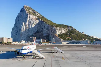 British Airways Airbus A320 Gibraltar