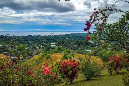 View of Honiara from the top of hill