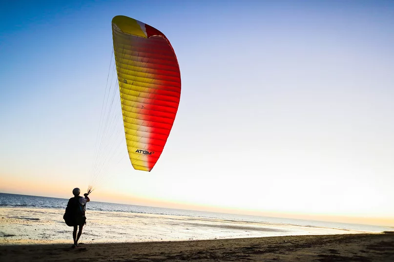 Kiting in Tulear Madagascar