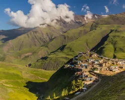 View Of Xinaliq (khinalug) Village, Azerbaijan