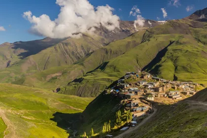 View Of Xinaliq (khinalug) Village, Azerbaijan