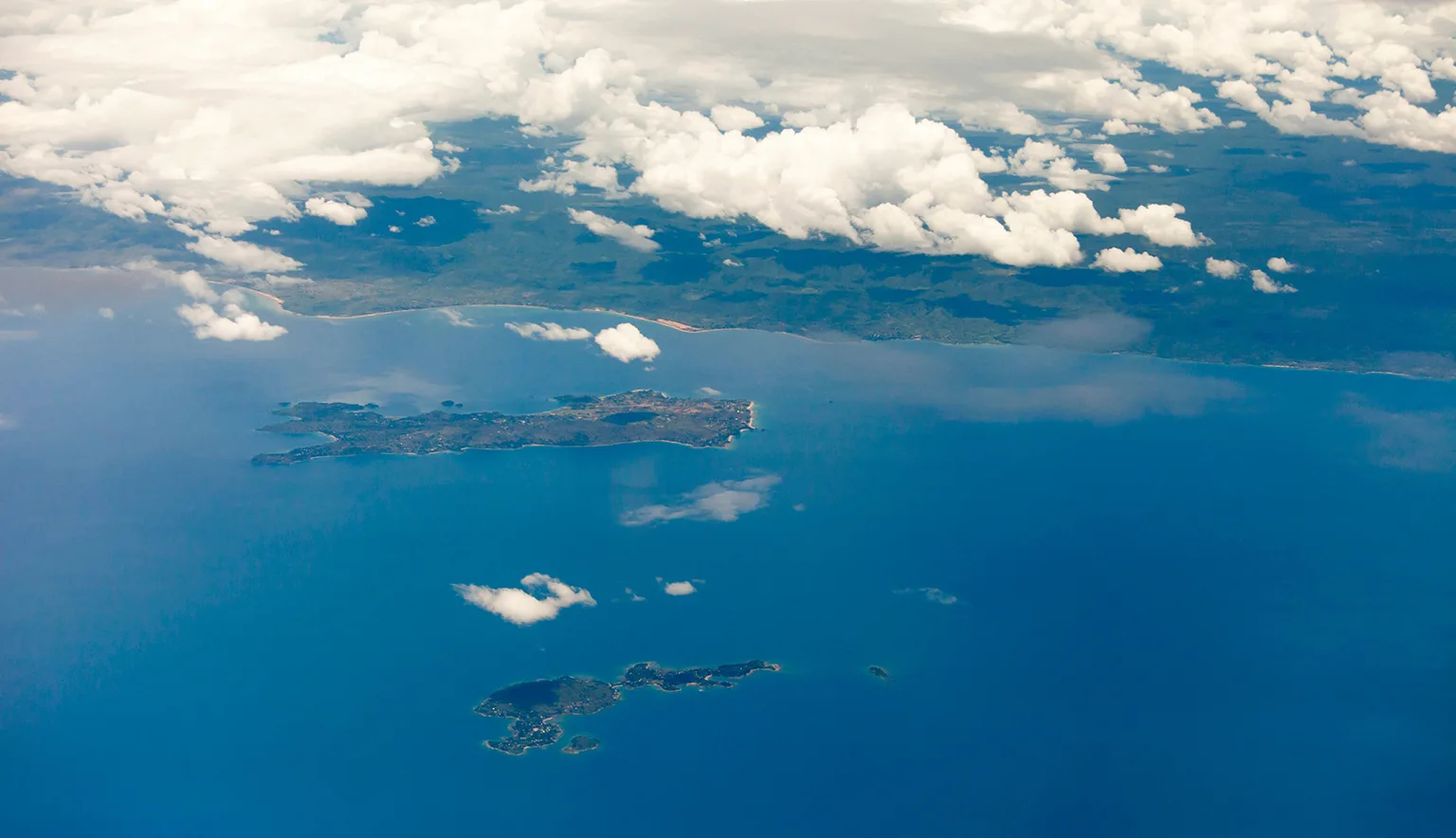 aerial view of lake malawi