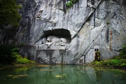 Lion Monument (Lewendenkmal), Luzern, Switzerland