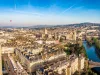 Aerial view of Bath, England
