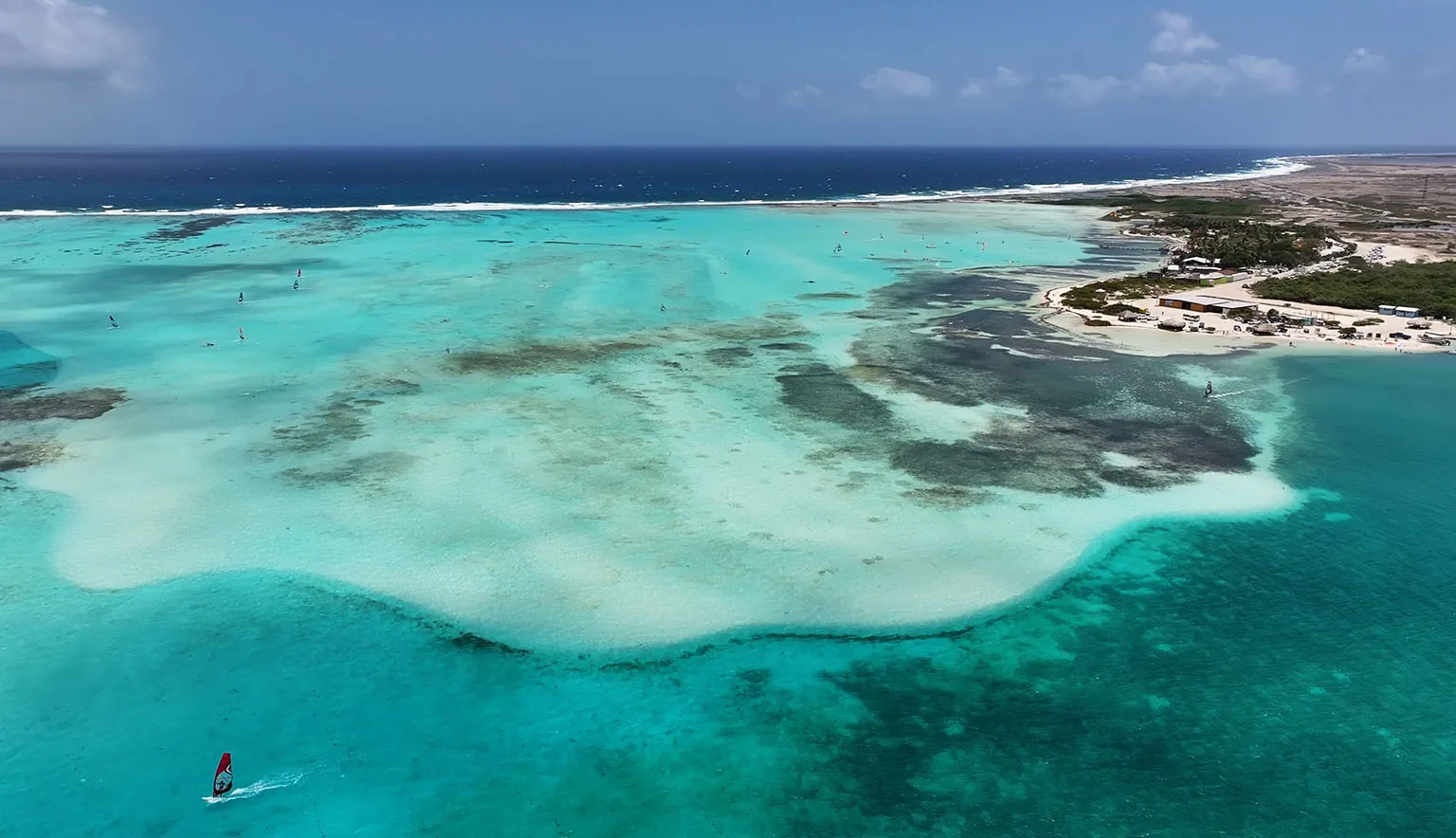 Sorobon Beach At Kralendijk Bonaire Netherlands Antilles