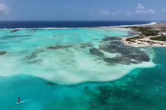 Sorobon Beach At Kralendijk Bonaire Netherlands Antilles