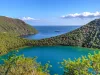 Darwin's Lake at Tegus Cover in the Galapagos Islands