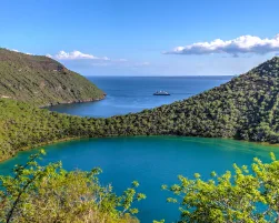 Darwin's Lake at Tegus Cover in the Galapagos Islands