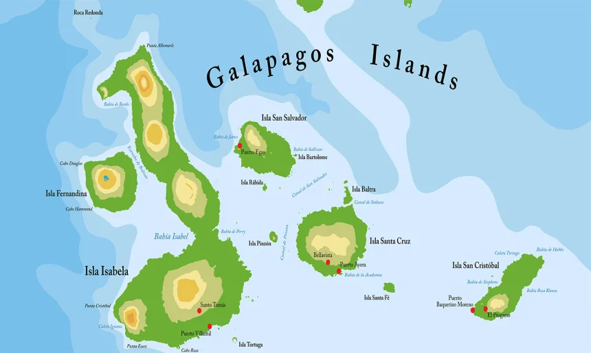 Galapagos Islands Map
