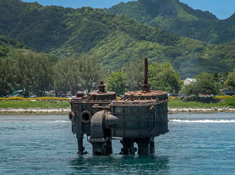 travel between cook islands