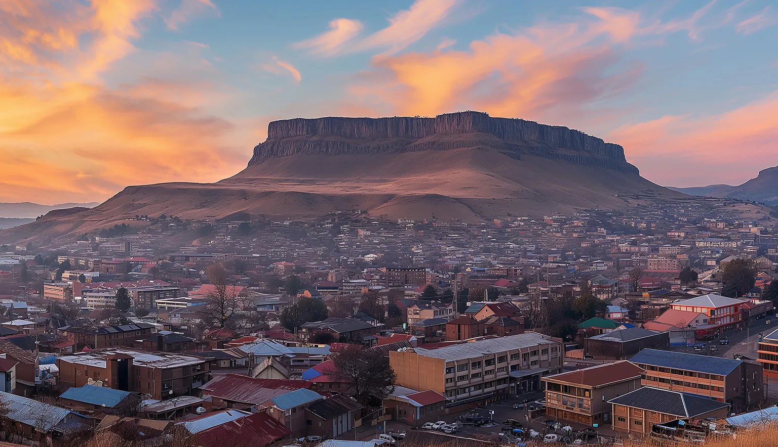 Great City in the World Evoking Maseru in Lesotho