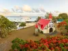 The chapel with the red roof, Notre Dame Auxiliatrice, Cap Malheureux in north Mauritius.