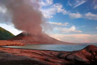Volcano in Papua New Guinea