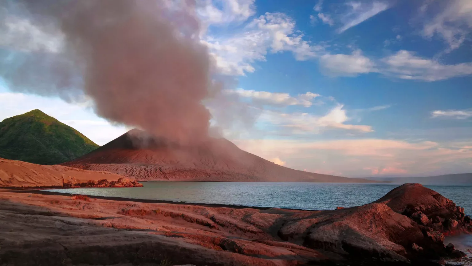 Volcano in Papua New Guinea