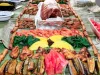 Boodle fight style of eating. A traditional Filipino way of eating