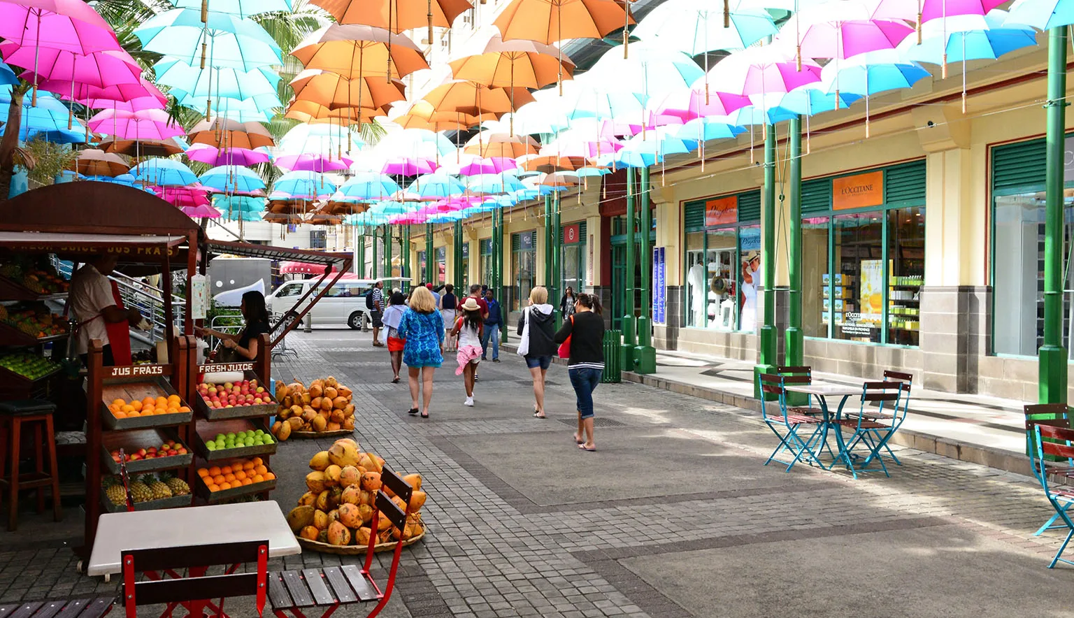 Port Louis, Republic of Mauritius - july 28 2014 : Port Louis in Mauritius Republic