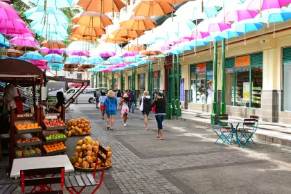 Port Louis, Republic of Mauritius - july 28 2014 : Port Louis in Mauritius Republic