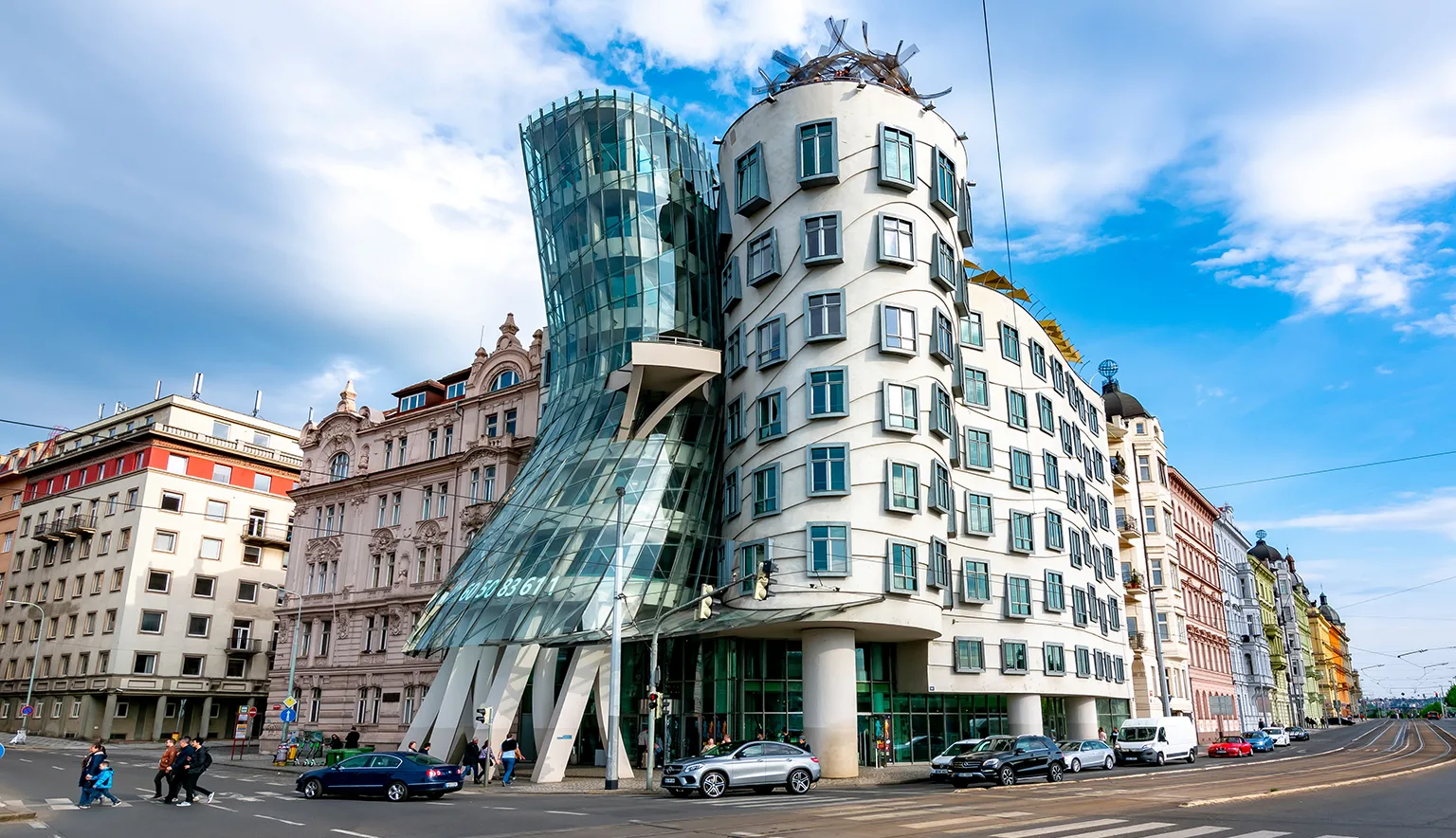 Dancing House in Prague, Czech Republic