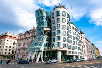 Dancing House in Prague, Czech Republic