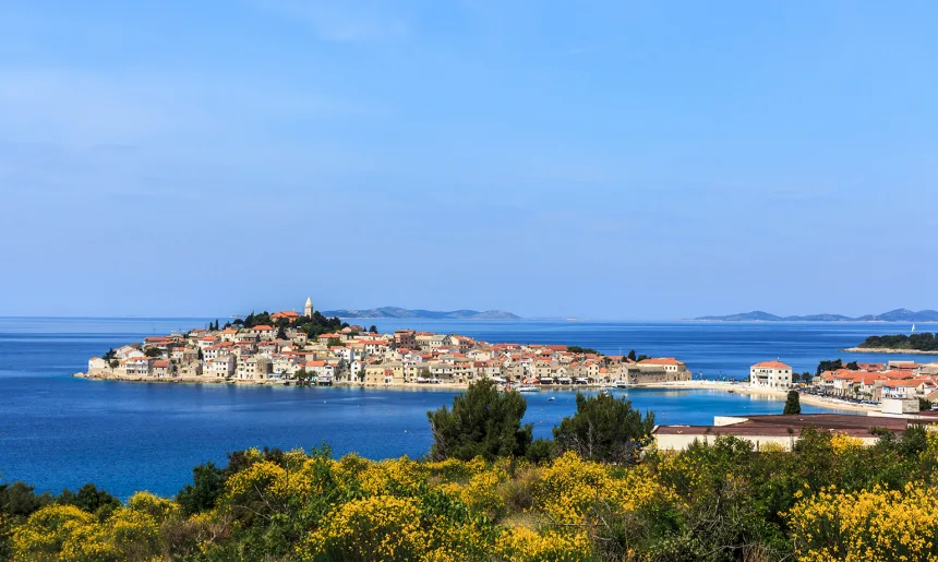Croatian coastal town of Primošten
