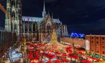 Weihnachtsmarkt in Köln am Dom