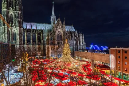 Weihnachtsmarkt in Köln am Dom