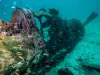 Underwater Plane Wreck in the Solomon Islands