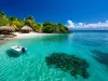Trinidad and Tobago's serene Buccoo Reef, a popular spot for snorkelling