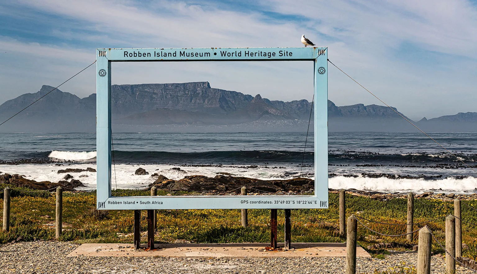 Cape Town, view from Robben Island