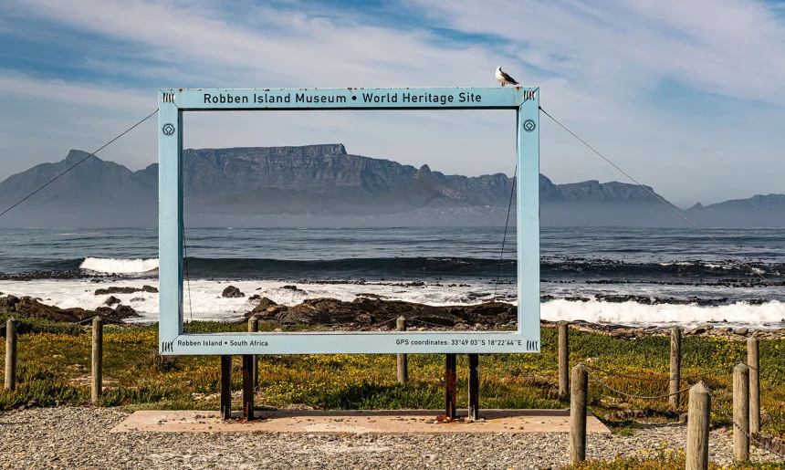 Cape Town, view from Robben Island
