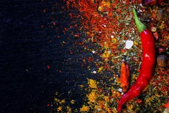 tiffin box red pepper